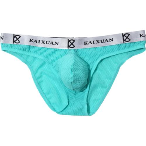 Briefs Men Mesh U Pouch Underwear Men Sexy Underpants Cueca Nylon Male Panties hot sale Briefs