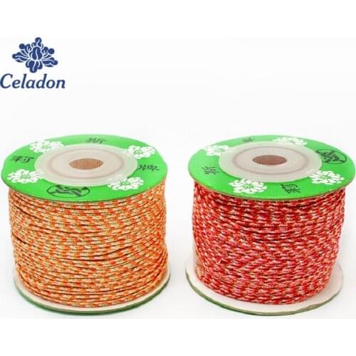 Beading Cord 90m/roll 0.8mm Nylon Bead Thread Chinese Knot Cord/String Jewelry Findings Beading Rope for DIY Bracelet Tassels