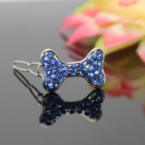 Rhinestone alloy hair accessories hairpin pet accessories cat and dog supplies dog accessories