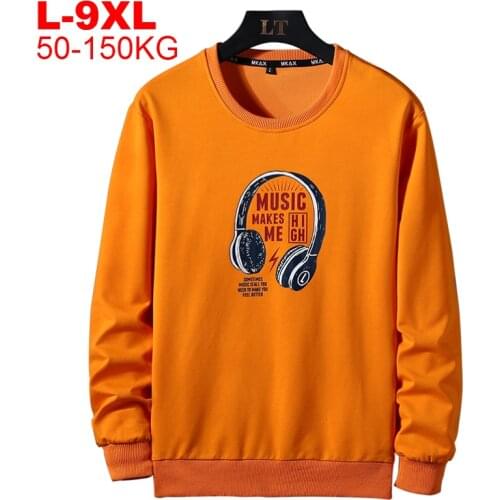 Hoodie Men Streetwear Oversize Hip Hop Sweatshirts Orange Mens Hoodies Large Sizes Korean Style Male Clothes Plus Size Pullovers