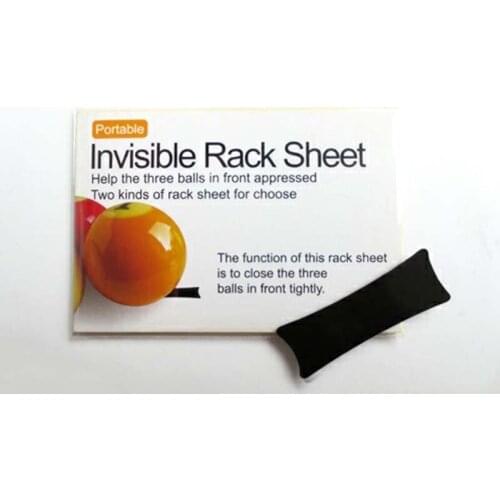 Xmlivet 60pcs/lot Billiard Pool Portable Invisible Rack Sheet Billiard Accessories