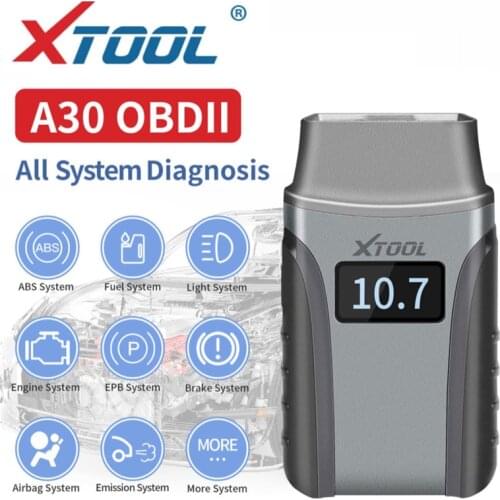 XTOOL Anyscan A30 All System Car OBDII Code Reader Scanner Auto Dianostic Tool with Oil Reset/EPB/DPF/SAS/Throttle Relearn