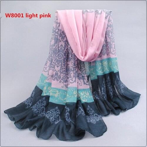 Pashmina Scarf Women 2018 New arrive Spain Voile Velvet Chiffon Scarf Winter Scarves Silk Shawls and Scarves W8001