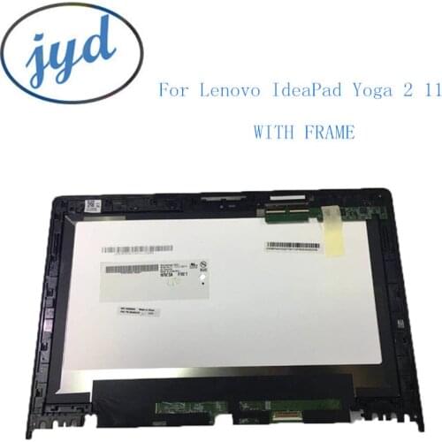 11.6" For Lenovo IdeaPad Yoga 2 11 Assembly LCD Screen Display+Touch Digitizer with Bezel LP116WH6 SPA1 B116XAT02.0 1366*768