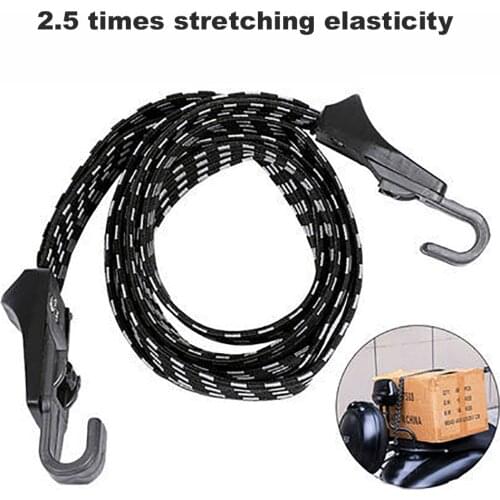 1Pcs Bicycle Accessories Carrier Elastic Band Rubber Luggage Rope Cord Hooks Bikes Rope Tie with Hooks Bicycle Accessories
