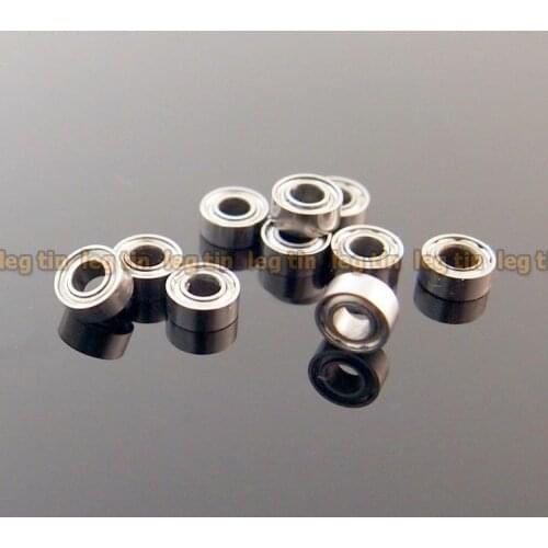 [100 pcs] 63ZZ MR63ZZ 3*6*2.5 3x6x2.5mm Metal Shielded Ball Bearing Bearings