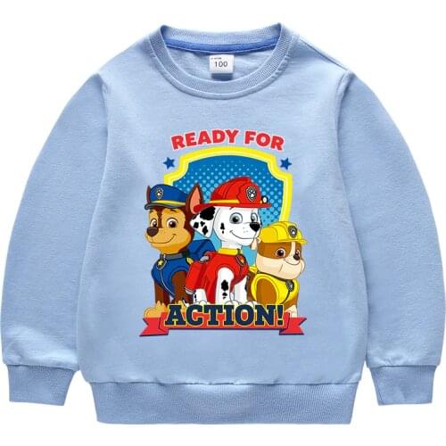 12color Paw Patrol Cotton Fleece Pullover Hoodie Kid Sweatshirt Fashion Marshall Sky Coat Christmas Clothes Paw Pullover Jacket