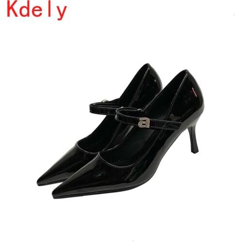 2021 Luxury Shoes Women Designers Point Toe Patent Leathe Pumps Shoes Wedding Shoes Crystal Letter High Heels Shoes Bridal Shoes