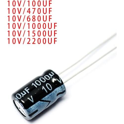 5pcs 6.3v 10v 16v 25v 35v 50v 100v 160v 250v 400v 450v 100UF 470UF 680UF 1000UF 1500UF 2200UF Aluminum electrolytic capacitors