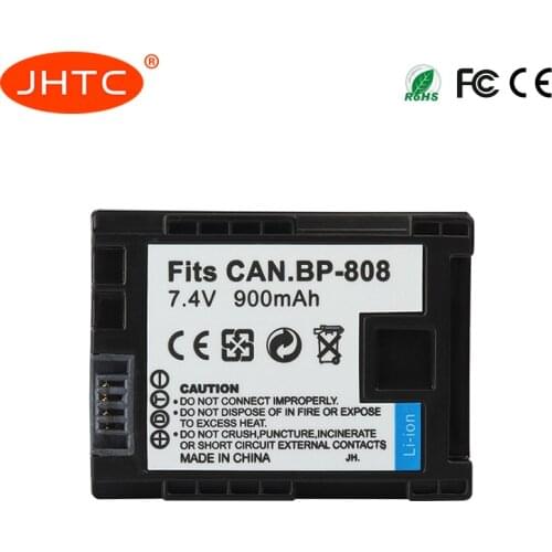 BP-808 BP-809 BP-819 BP-827 7.4V 900mAh battery for Canon FS300 FS100 XA10 VIXIA HG20 HF21 HF S11 HF S10 HF11 Battery