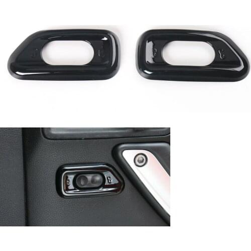 Car Interior Door Handle Lock Switch Button Cover Frame Trim Panel Decoration Fits For Jeep Wrangler JK 2011-2015 car-covers