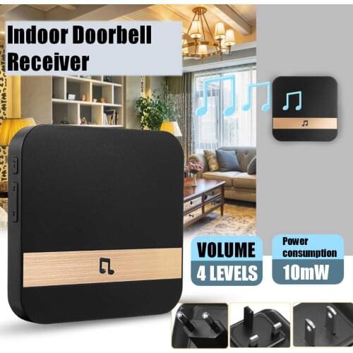 Wireless Wifi Smart Video Doorbell Chime Music Receiver Home Security Indoor Intercom Door Bell Receiver 10-110dB 433MHz