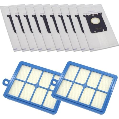 Bpfire Replacement Hepa Filter Dust Bags for Electrolux Vacuum Cleaner Filter Electrolux Hepa and S-BAG for philips bags aeg