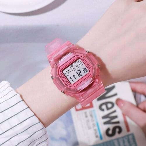 Womens Digital Watches Sport Unisex Men Kids Wrist Watches Fashion Electronic LED Female Clock Gift for Women reloj mujer