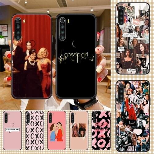 TV Gossip Girl Phone case For Xiaomi Redmi Note 7 7A 8 8T 9 9A 9S 10 K30 Pro Ultra black pretty coque luxury prime trend funda