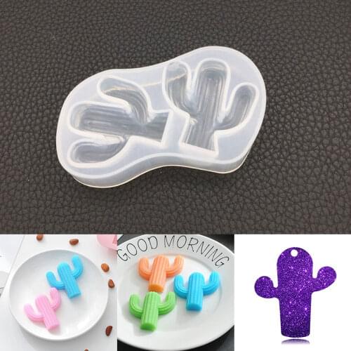 DIY Crystal Epoxy Cactus Mold Branch Silicone Aromatherapy Gypsum Diffuser Mirror Decoration Decoration