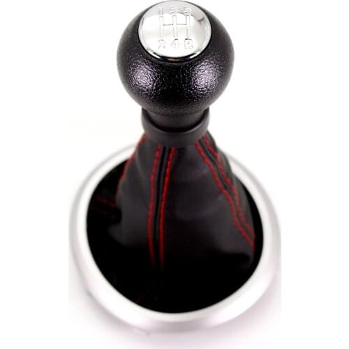 For Suzuki Swift Sport 2005- 2010 For SX4 2007-2013 For ALTO 2010-2015 Car-Styling 5speed Manual Gear Shift Knob Leather Boot