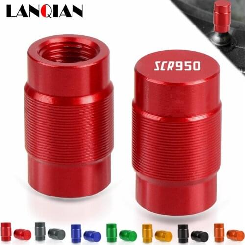 For Yamaha SCR950 Motorcycle Aluminum Wheel Tire Valve Stem Caps Airtight Covers SCR 950 SCR950 2017 2018 Accessories
