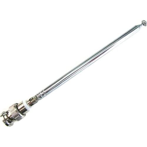 FM Radio Antenna BNC Connector Telescopic Aerial 0.7m Stainless Steel