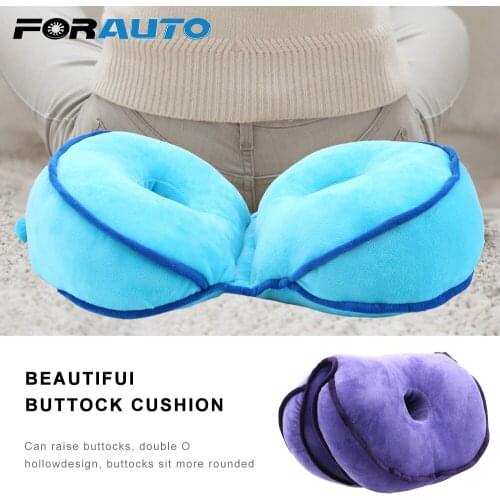 FORAUTO Soft Dual Comfort Hip Lift Seat Cushions Auto Seat Cushion Memory Foam Car Seat Cover Automobile Interior Accessories