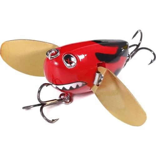 Gorgons Artificial Fishing Lure 6cm 12.5g fake Insect Bait Bugs Cicada Lures Floating Topwater Fishing Tackle