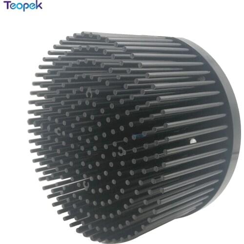 Round D133mm Pre-drilled Led pin fin Aluminum Heatsink Fit For Cob cxb3590 CXA3050 Bridgelux V29 50-65w Heat Sink Diy indoor