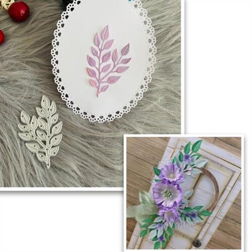 Leaf leaves flower decoration scrapbook die Metal Cutting Dies DIY Scrapbook Paper Cards Embossing Craft Die Cut handmade craft