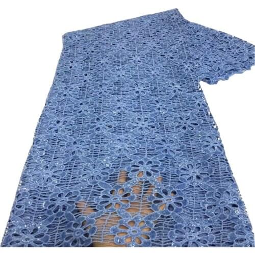Milk Silk Lace African Lace Fabric 2021 High Quality Lace French Embroidery Sequins Lace Fabric For Nigerian Party Sewing x70-63