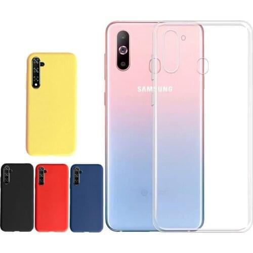 Soft cover for Samsung galaxy A11 transparent case clear protection ЧехолT women A 11 TPU silicone shell for samsung A11 cover