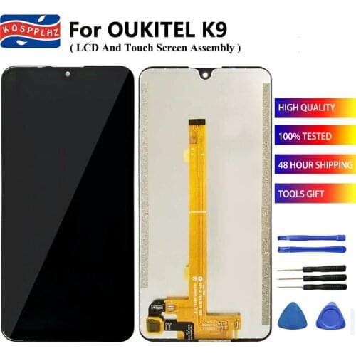 KOSPPLHZ 7.12" Original For Oukitel K9 LCD Display + Touch Screen Sensor Assembly High Quality For Oukitel K9 Front Screen +Glue