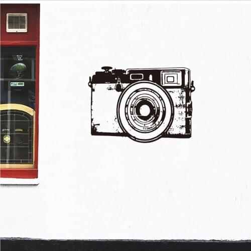 Retro Camera Creative Wall Stickers Living Room Bedroom Family Showcase Decoration Wall Stickers Wholesale