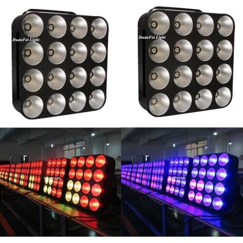 8pcs/lot stage Bar light 16eyes 30W rgb tri color blinder audience stage lighting 4x4 led matrix beam