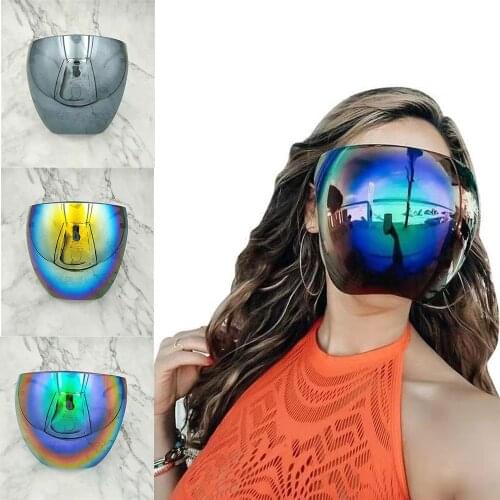 Sunglasses Protective Faceshield Glasses Goggles for Women Men Full Face Covered Spherical Lens Anti-Spray Safety Sunglasses