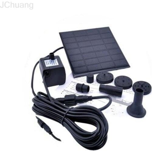 1.2 Watt Solar 12 V Water Pump Fountain Submersible Pump for Outdoor Garden Bath Fish Tank square shape