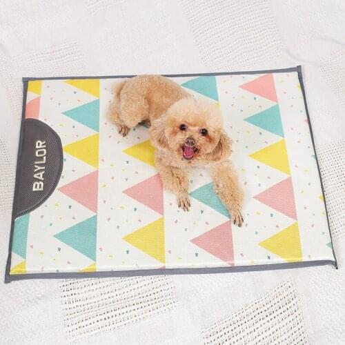 Pet Pad Breathable Cooling Kennel Rectangle Dog Cat Bed Mats