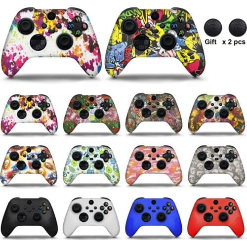 For Xbox X Controller Gamepad Silicone Cover Rubber Skin Grip Case Protective For Xbox Series X Joystick