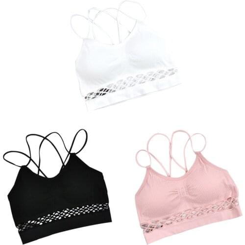 Women Sport Bra Top Beauty Back Cross Yoga Brassiere Fitness Sports Tank Top Female Sport Yoga Bra Push Up Sports Bra Successful