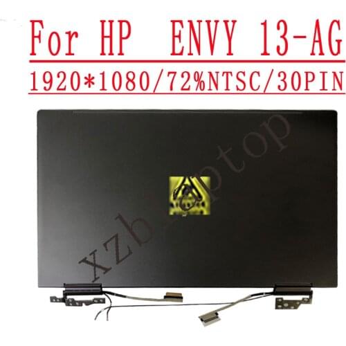 13''1920*1080 or 3840*2160 FOR HP ENVY X360 13-AG 13M-AG 13 AG LCD Display Screen with touch digitizer + frame or The upper part