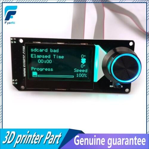 Type B MINI12864LCD Screen RGB backlight White mini 12864 V 2.1 Display Support Marlin DIY For SKR With SD Card 3D Printer Parts
