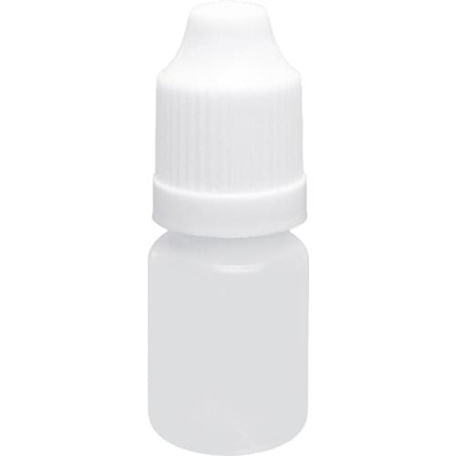 10Pcs 15ml Mini Empty Plastic Squeezable Liquid Eye Drops Refillable Bottle New