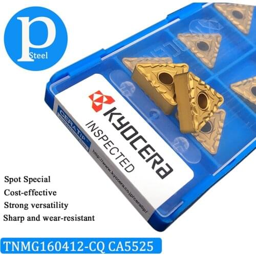 10PCS TNMG160412 CQ CA5525 100% Original Carbide Inserts For Steel High Quality Machining External Turning Tool CNC Lathe Tools