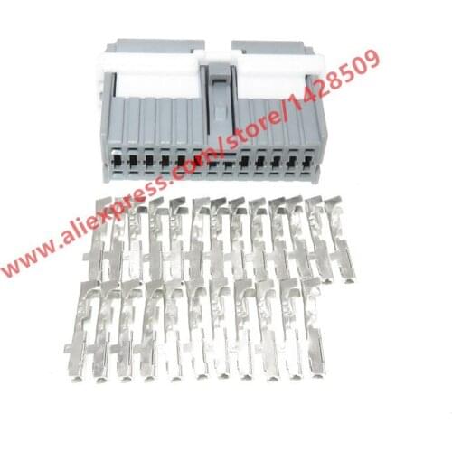 20 Sets 24 Pin Automotive Connector Female Wire Electric Connector With Terminals