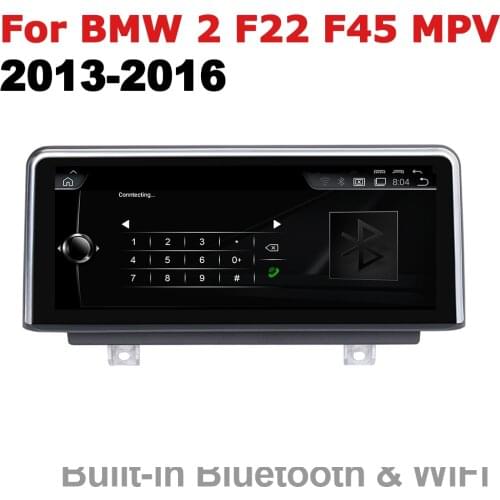 Car Audio Android 7.0 up GPS Navigation For BMW 2 Series F22 F45 MPV 2013~2016 NBT WiFi 3G 4G Multimedia player Bluetooth 1080P