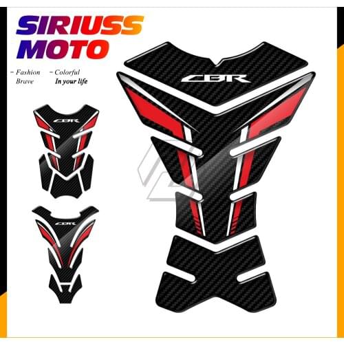 3D Carbon-look Motorcycle Tank Pad Protector Case for Honda CBR 250RR 600RR 900RR 1000RR 650F 1100XX Fireblade