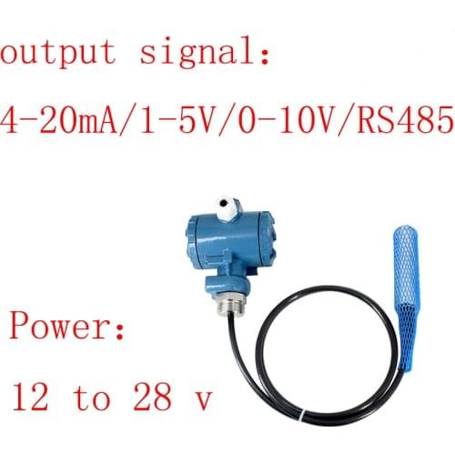 Split type liquid level transmitter water oil Pressure transducer Automatic liquid level sensor 4-20mA 1-5V 0-10V RS485 QDY60A