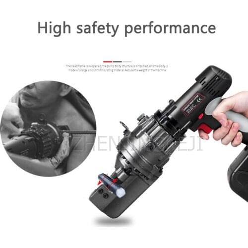 Electric Portable Rebar Quick Breaker Equipment Lithium Battery Charging Mode Small Steel Bar Cable Cutting Pliers Building Tool