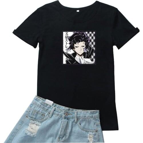 Japan Anime Handsome Boy Graphics Tees Women T Shirt Women Casual Harajuku Tops Camiseta Mujer Cotton O-neck Tee Shirt Femme