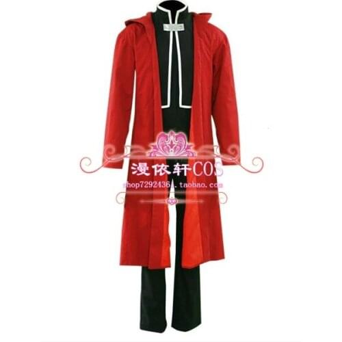 Hot FullMetal Alchemist Edward Halloween Cosplay Costume Cartoon Character Costumes