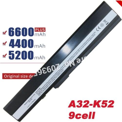 HSW New laptop battery for Asus A52 A52J A52F A52JB A52JK A52JR K42 K42F K42JB K42JK K52F K52J A31-K52 A32-K52 A41-K52 A42-K52