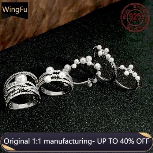 Women fashion s925 sterling silver cross geometric ring with natural pearl luxury brand Monaco jewelry trend birthday gift